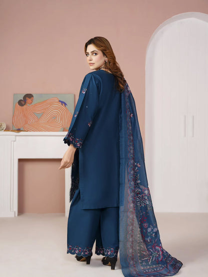 Blue Heritage Embroidered Suit